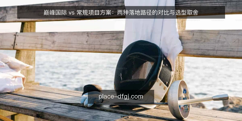 巅峰国际 vs 常规项目方案：两种落地路径的对比与选型取舍 — 先定对比标准：选型前要回答的问题 配图